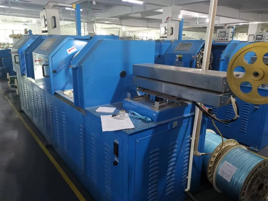 500mm Máquina de Envoltura de Cinta de Doble Capa para Línea Trenzada