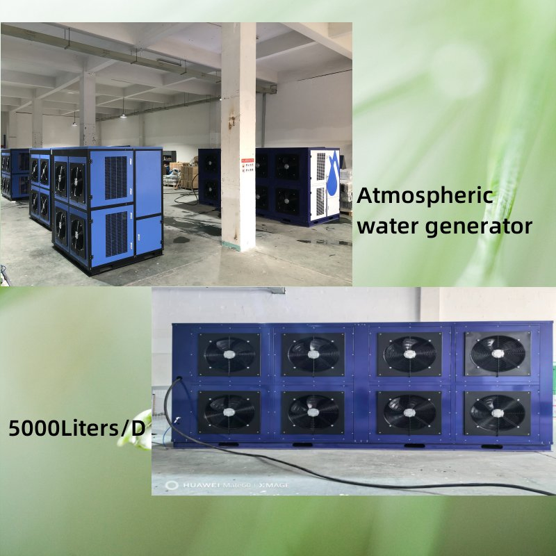 Máquina de Agua 5000L Generador de Agua Atmosférica Soporte Generador de Agua a partir del Aire Solar