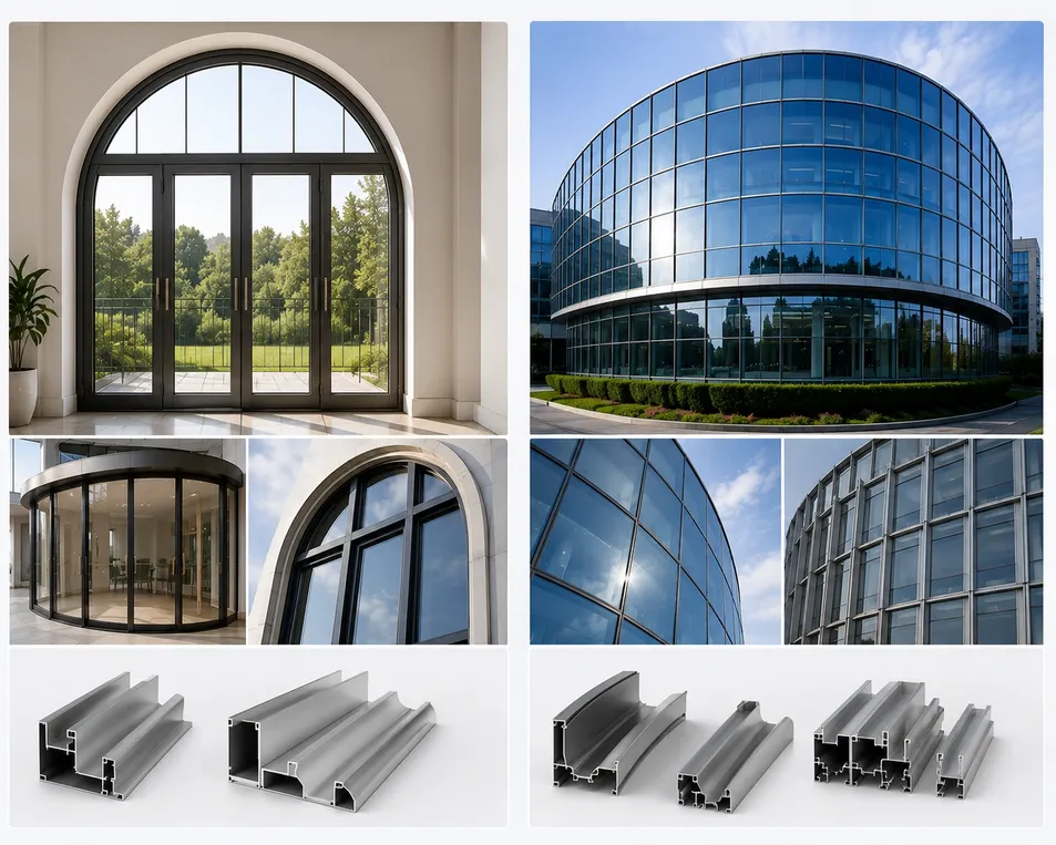 Aplicaciones de la industria de las paredes y ventanas de cortina