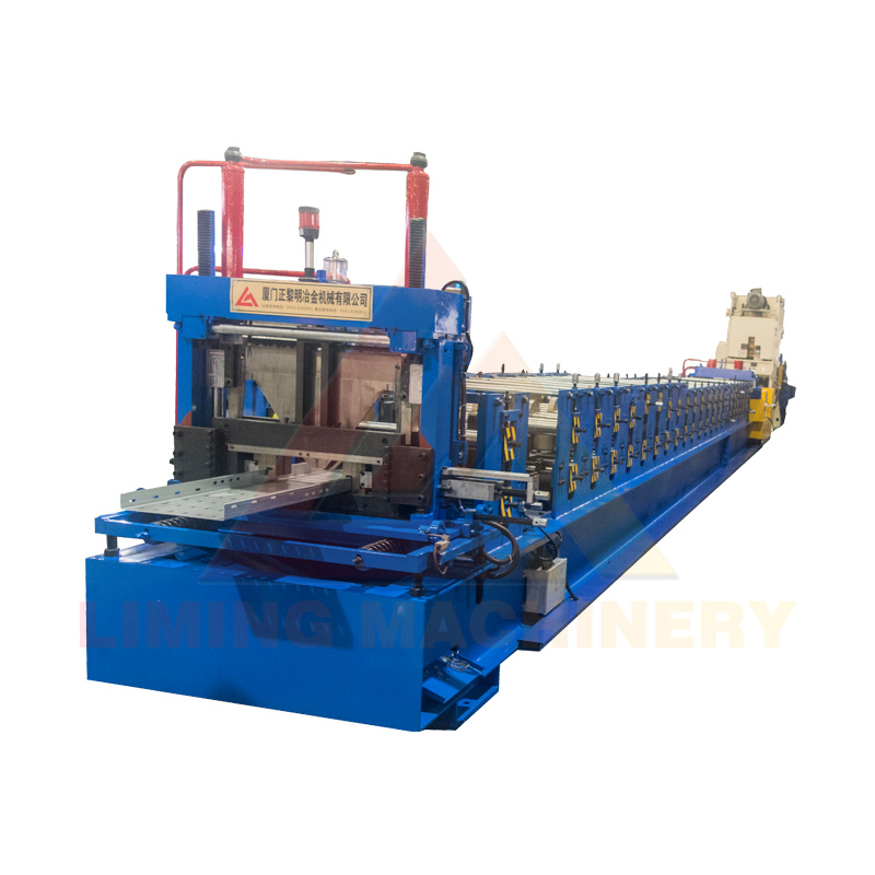 Máquina de Cable Automática de Múltiples Especificaciones C100 - C500 Máquina de Bandeja de Cable para Fabricación de Escaleras, Máquina de Formado en Frío con Perforación