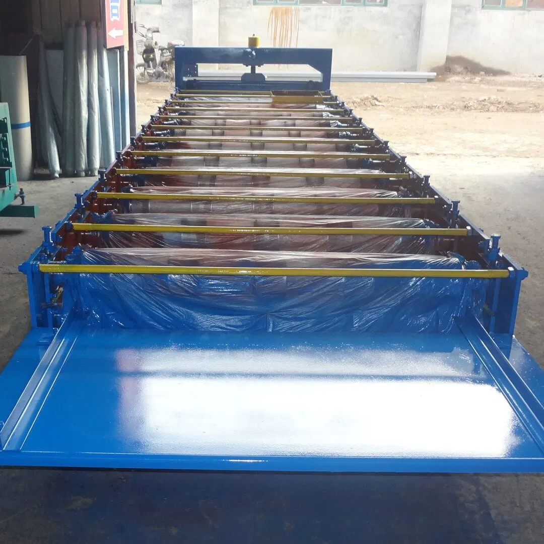 Tejas de cumbrera Materiales de construcción Maquinaria Máquina de conformado de rollos de cumbrera de metal