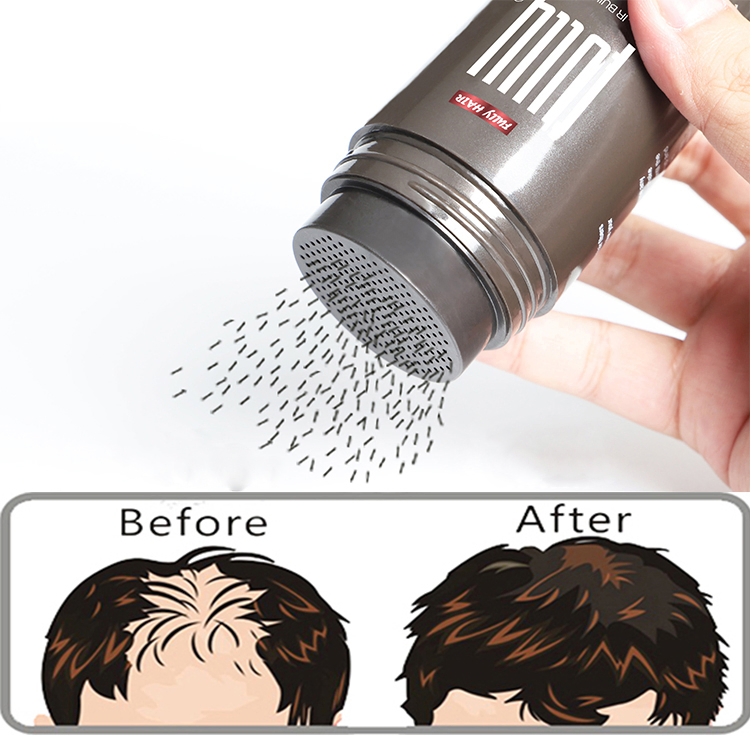 Fully Factory Natural Keratin Hair Loss Solution Hair Building Fibers