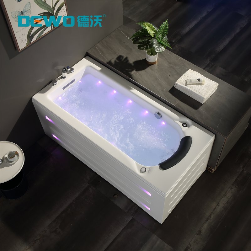 Best-Selling Indoor Sanitaryware Acrylic Freestanding Intelligent Back Hydro Whirlpool SPA Massage Bath