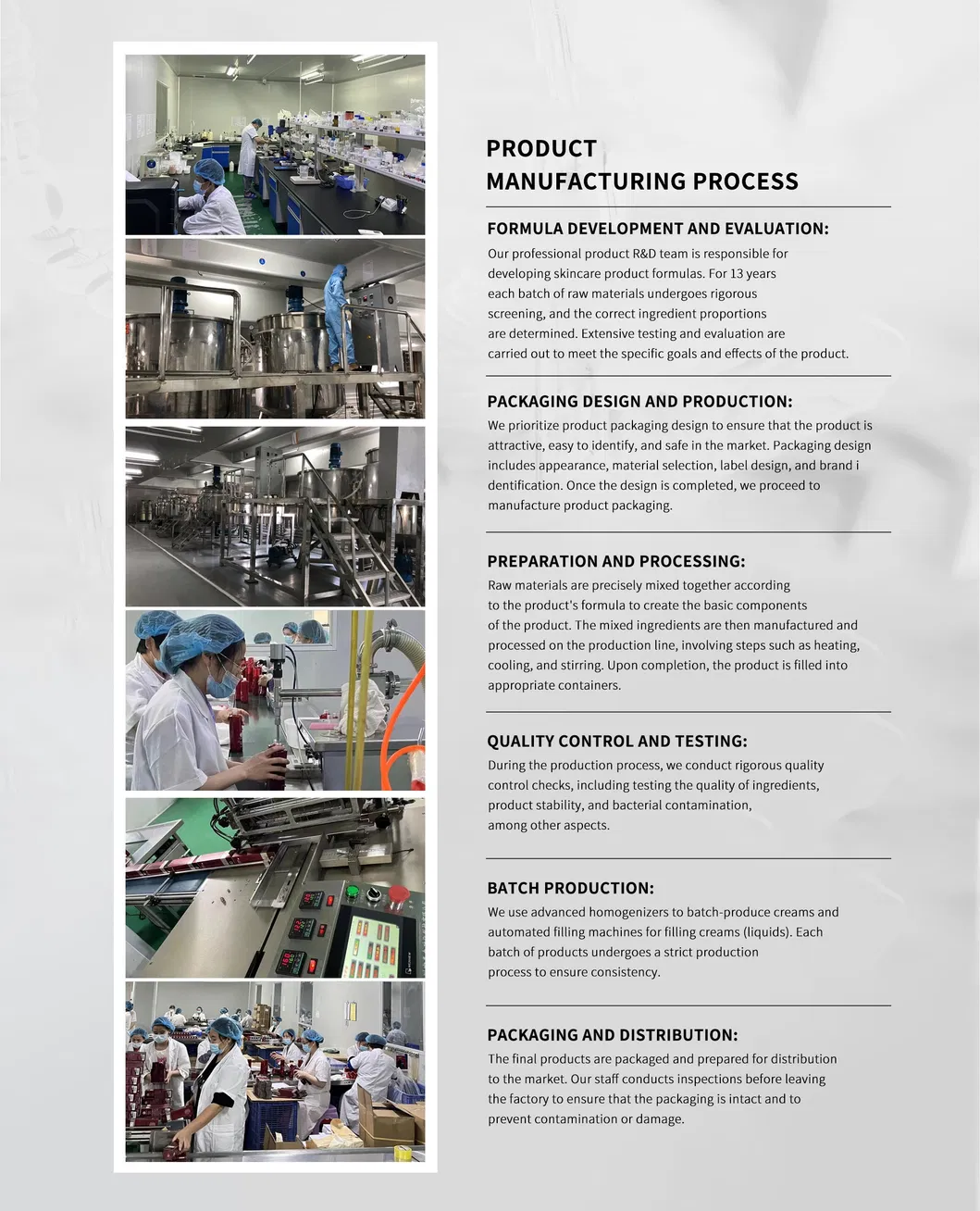 Detailed Production Line