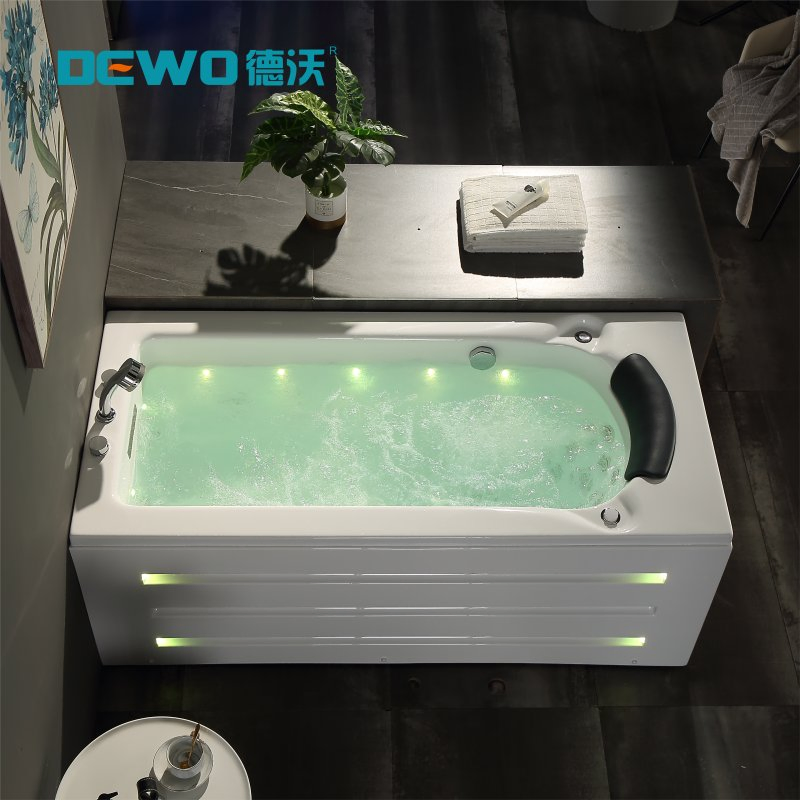 Modern Luxury SPA Massage Bath with Full Function Customizedc White&Black (CC470)