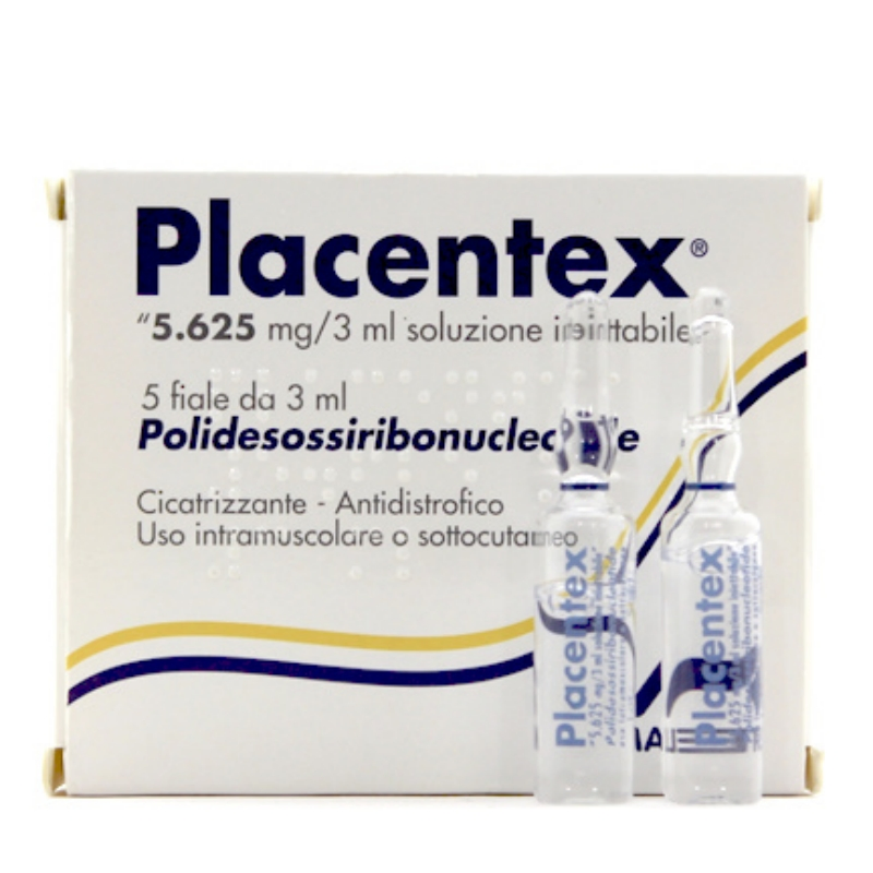 Italy Origin Placentex Injection 3ml * 5 Vials Excellent Preventive Treatment to Delay Aging 5, 625mg/3ml (PDRN) Filler Skin Care Stemcells Mesotherapy