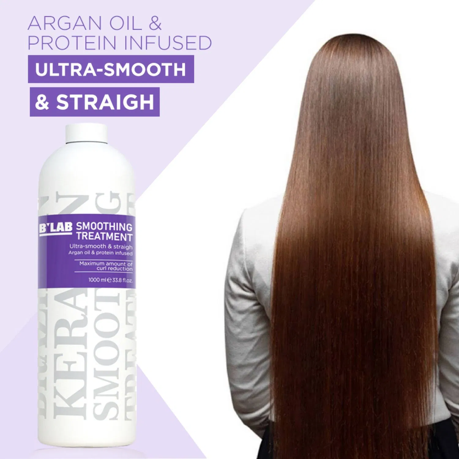 Moisture Hair Repair Smoothing Brazilian Keratin Hair Straightener Treatment