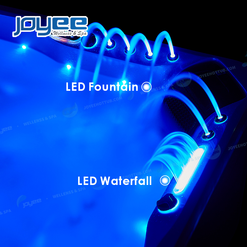 Joyee 5 Persons Balboa Massage SPA Outdoor Whirlpool Bathtub Hot Tub SPA Jakuzi