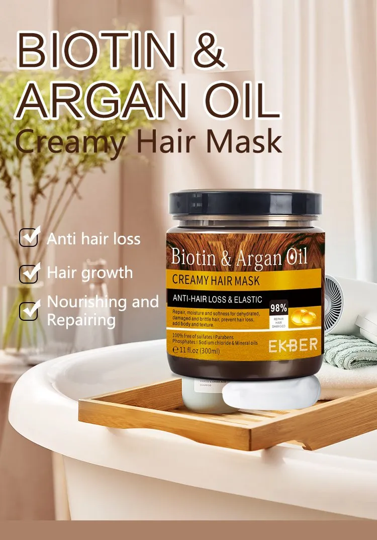 Biotin Argan Oil Hair Mask 1