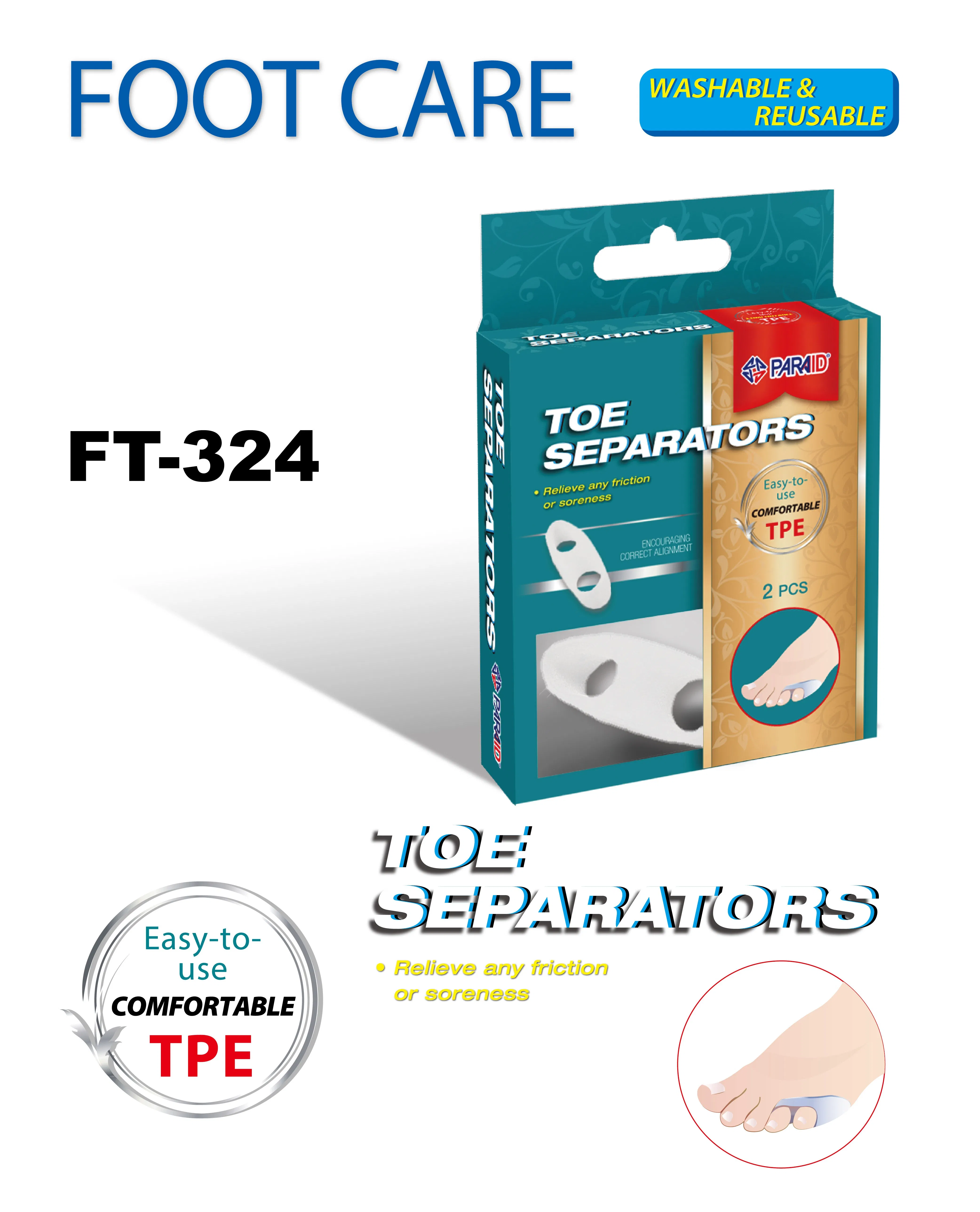 Foot Care Toe Separators Therapeutic Relief Pain Hammer Toes