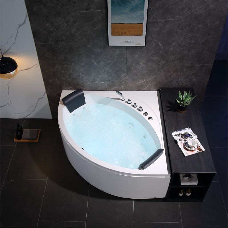 High Quality Stylish Acrylic Fan-Shaped Adults Massage Bath (LL715)