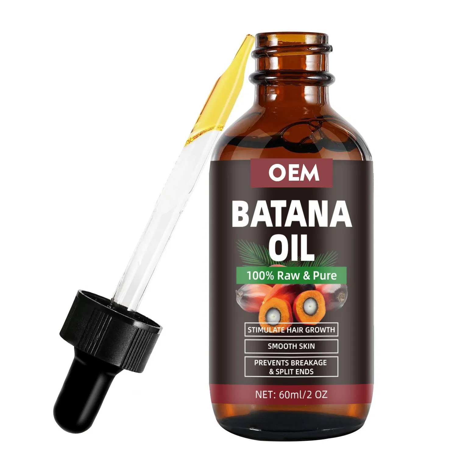 100% Raw Pure Hair Growth Oil Batana Prevents Oil