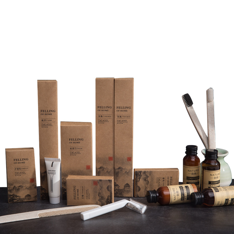 Premium Hotel Room Essentials in Kraft Package Factory Price