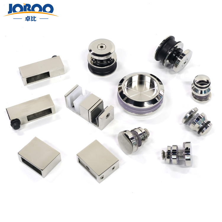 Wholesale Stainless Steel Shower Enclosure Factory Accessories Frameless Panel Sliding Door Accessories Tempered Glass Shower Screen Hardware Set