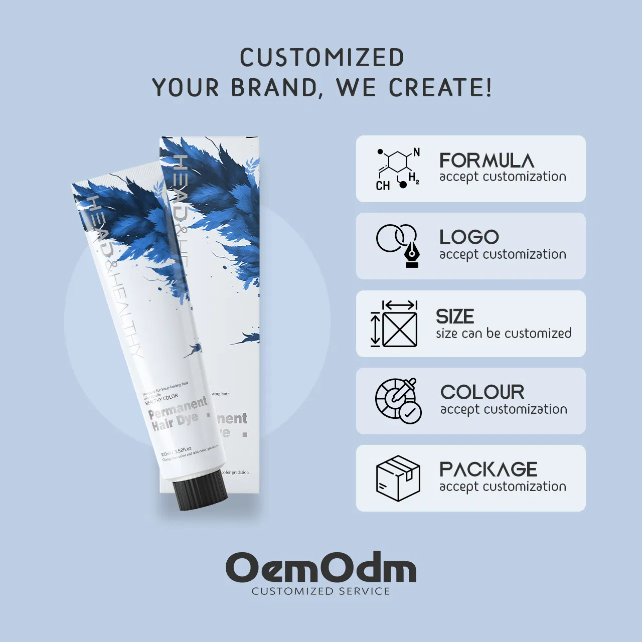 Hair Dye Solution Display