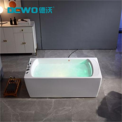 Modern Hightech Sanitary Ware Jacuzzis Freestanding Acrylic Jets Bath New Designed Waterfall