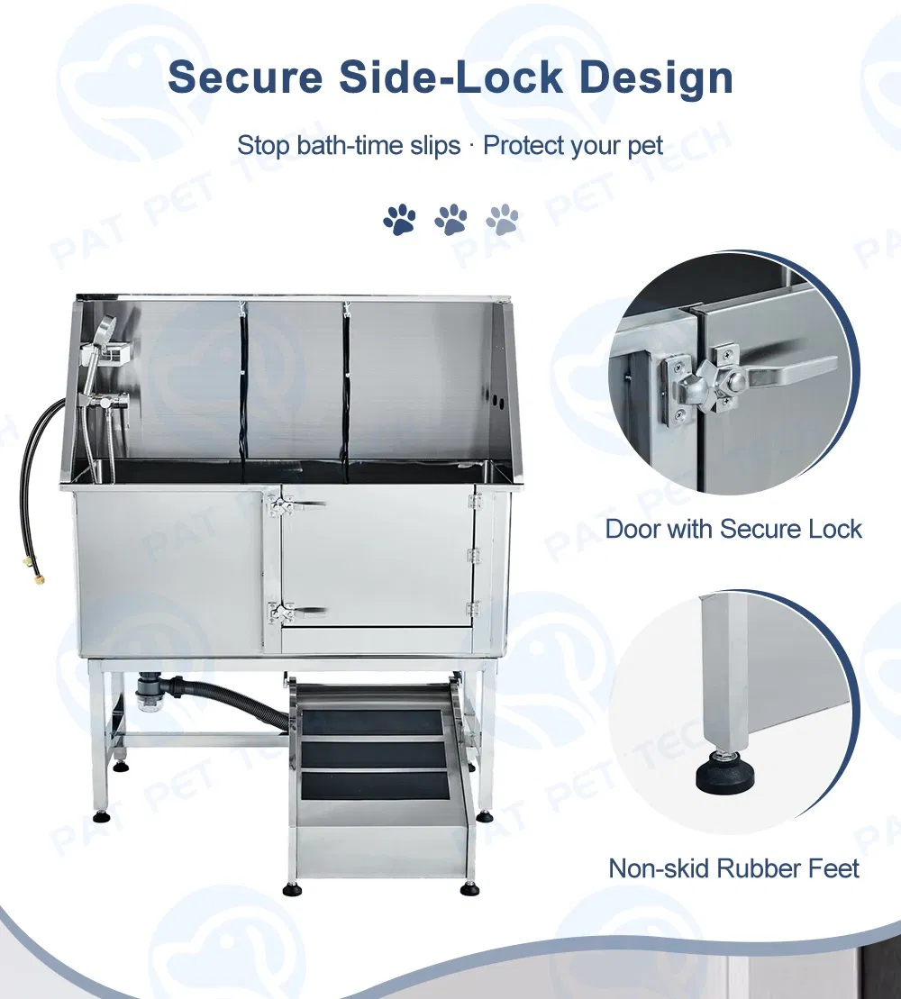 Eco-Friendly 50" Pet Bathing Solution Designed for Medium to Large Dogs