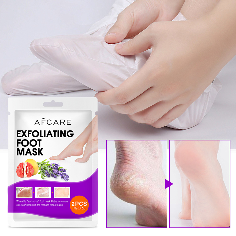 Beauty Feet Care SPA for Cracked Exfoliating Foot &amp; Hands Cream with Shea Mask