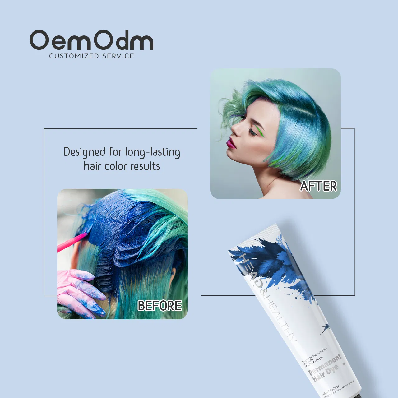 Premium Hair Dye Application