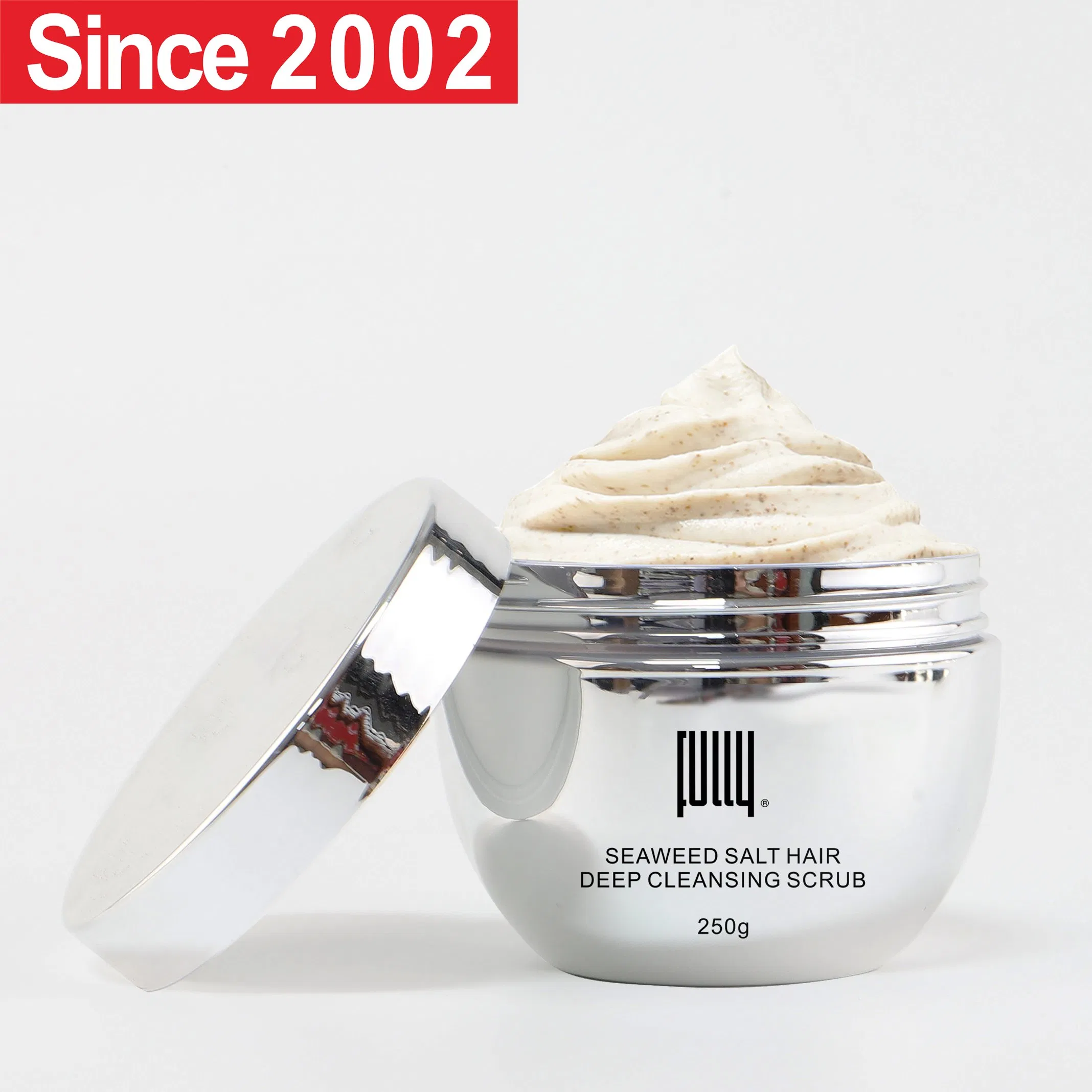 Private Label Hair Care Anti Dandruff Seaweed Salt Deep Cleansing Hair Scalp Scrub