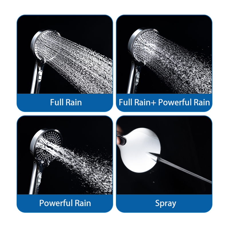 High Quality Plastic Chromed 3f8181 Hand Shower Button Switch Bathroom Accessories