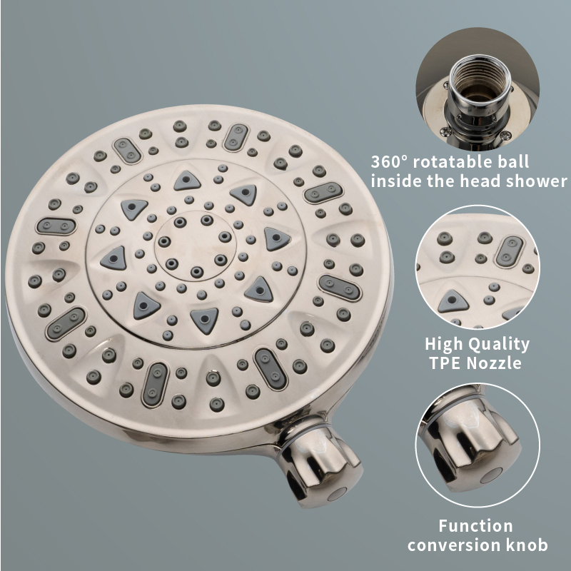 High Quality 6f8180-180-7h 4 Setting Diverter Shower Set Bathroom Accessories