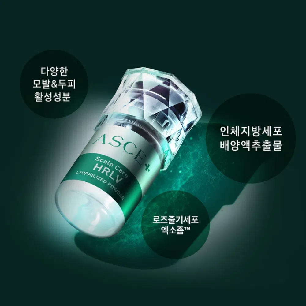 Asce+ Hrlv Srlv Lyophilized Exosomes Hair Restoration Scalp Care Anti Hair Loss Natural Way to Improve Your Hair Health