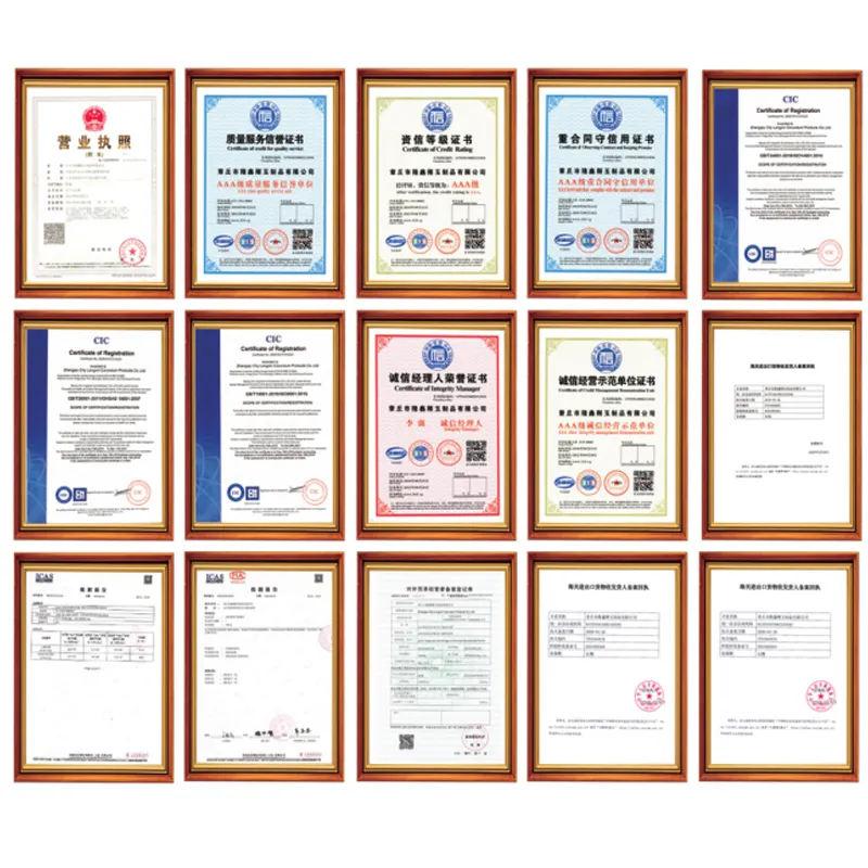 Certificates