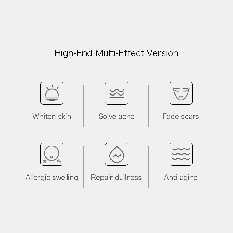 7 Color PDT LED Light Therapy Skin Rejuvenation Anti-Aging Facial Beauty Machine Glowing Skin Scalp Care Skin Rejuvenation