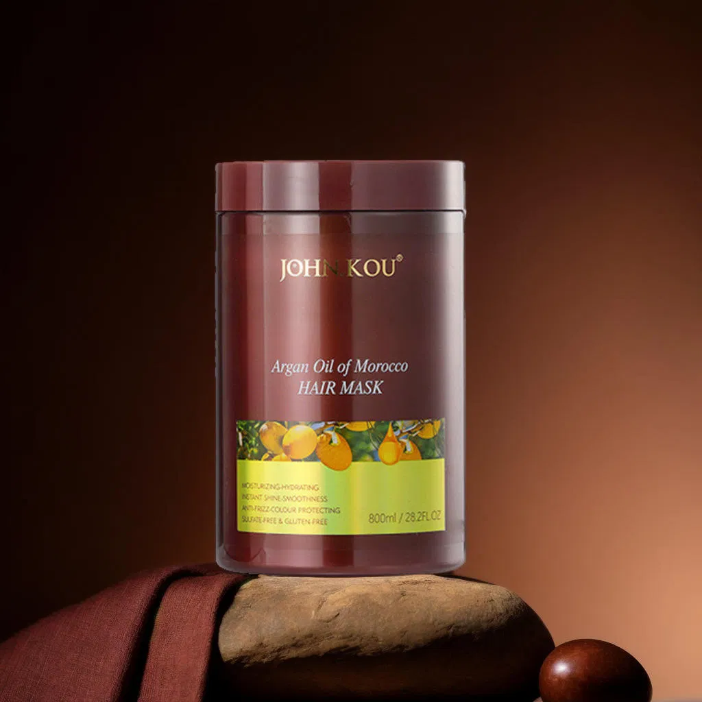 Moroccan Keratin 500ml/1000ml Hair Treatment Cream Volume Herbal Cross-Border Perm Repair Source From Tiktok