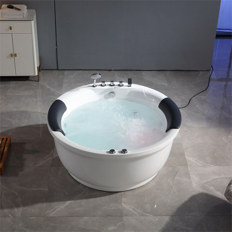 Stylish Indoor Deep Soaking Round Adult SPA Massage Bath (EE912)
