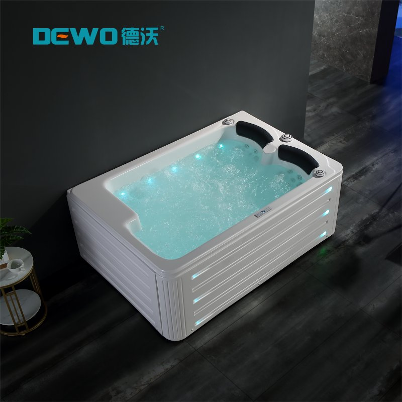 Factory Price Sanitary Ware Acrylic Intelligent Back Jets Bath Customized for Villa