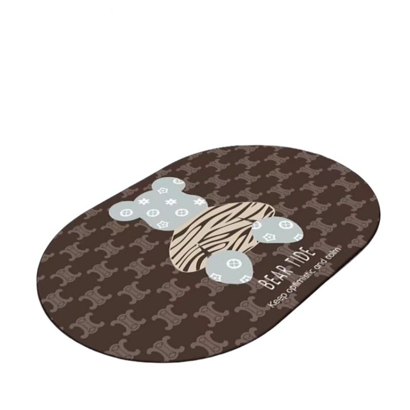 Hengcheng Diatom Mud Bathroom Mat 40X60cm Modern Bathroom Essential