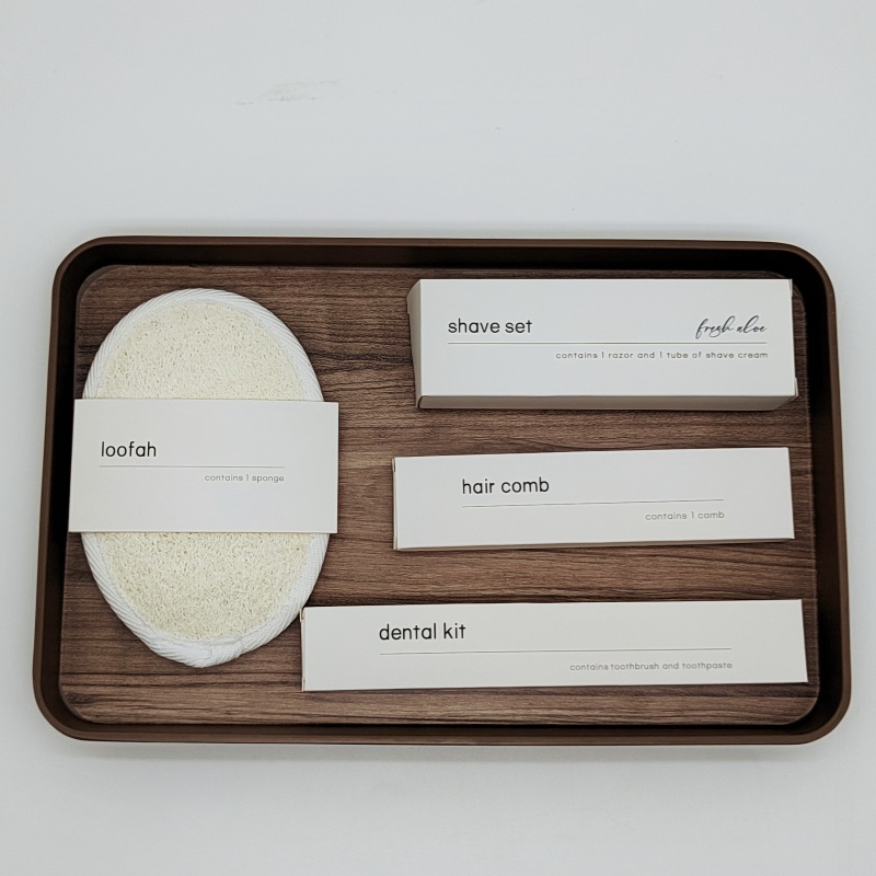 Luxury Hospitality Kit: Customized Dental, Sewing &amp; Shaving Essentials