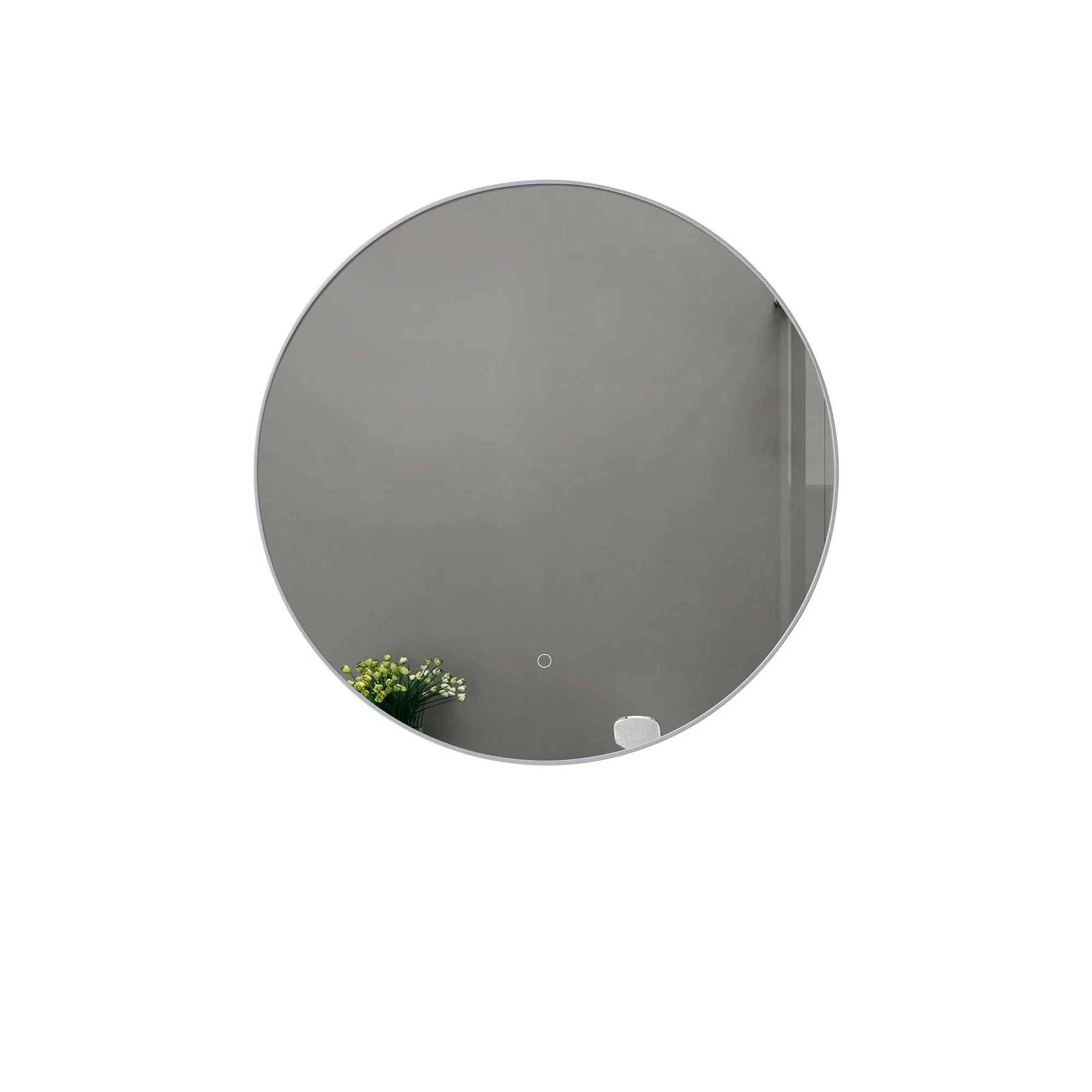 ETL CE Espejo Fogless Glass Styling Backlit Mirror Hotel Room Full Aluminum Framed Hair Salon Smart LED Bathroom Wall Mirrors with Light