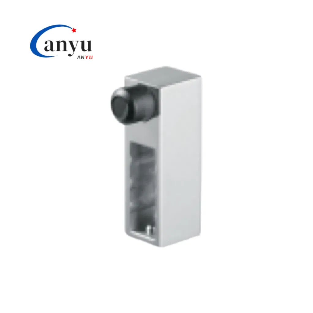 Polished Chrome Solid SUS304 Single Sided Shower Glass Door Knob Sliding Door Accessory