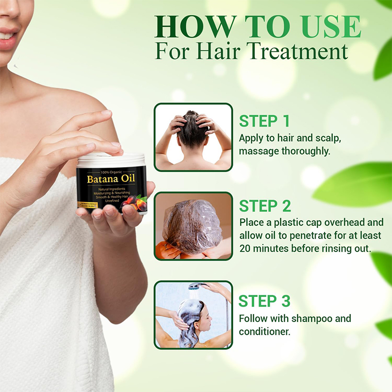 Beauty Cosmetics Skin Care Prevent Hair Loss Eliminates Split Ends Natural Raw Batana Oil for Hair Growth