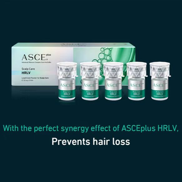 2025 Top Korean Exocobio Asce+ Hrlv Srlv Lyophilized Exosomes Micro Needling for Hair Restoration Scalp Care Anti Hair Loss Natural Way to Improve Hair Health