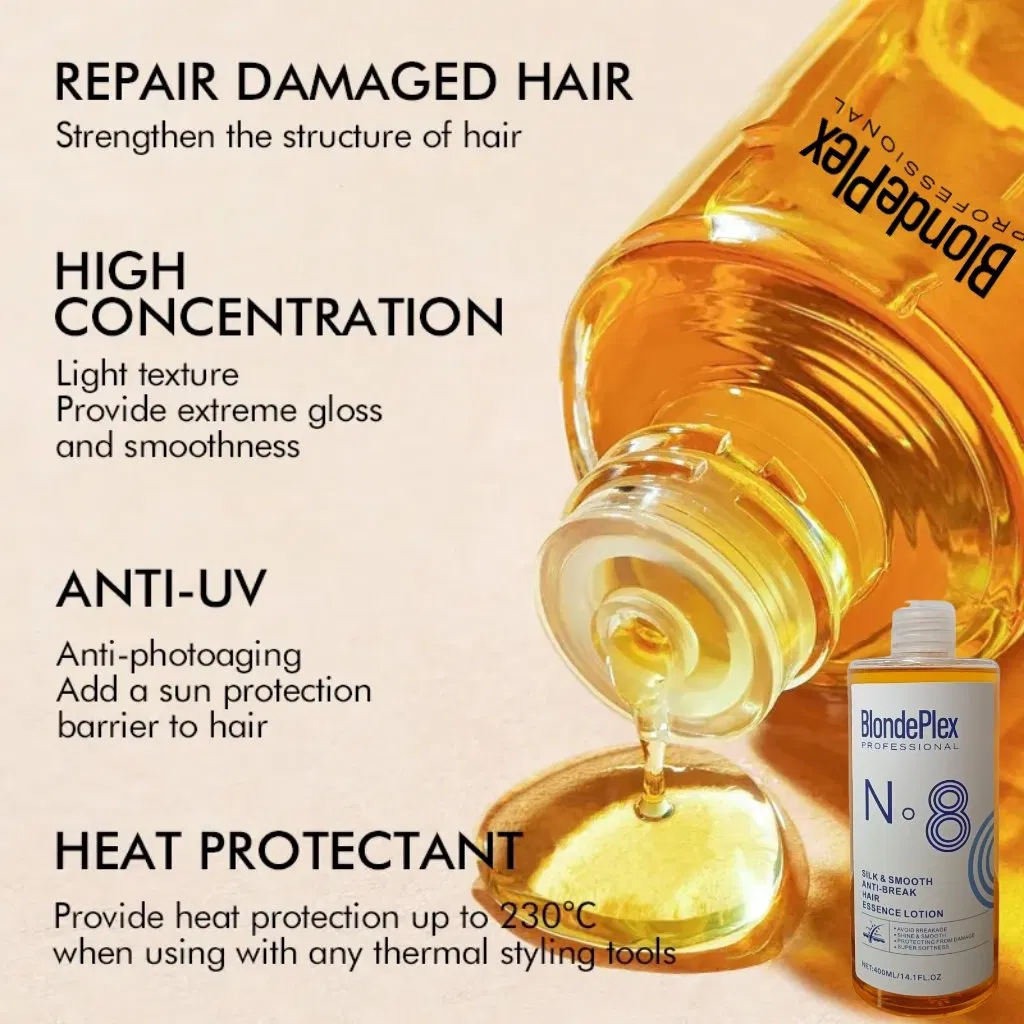 Wholesale Manufacturer's 400ml Keratin Treatment No 8 Hair Repair Moisturizing Nourishing Anti-Breakage Makes Hair Shine Smooth