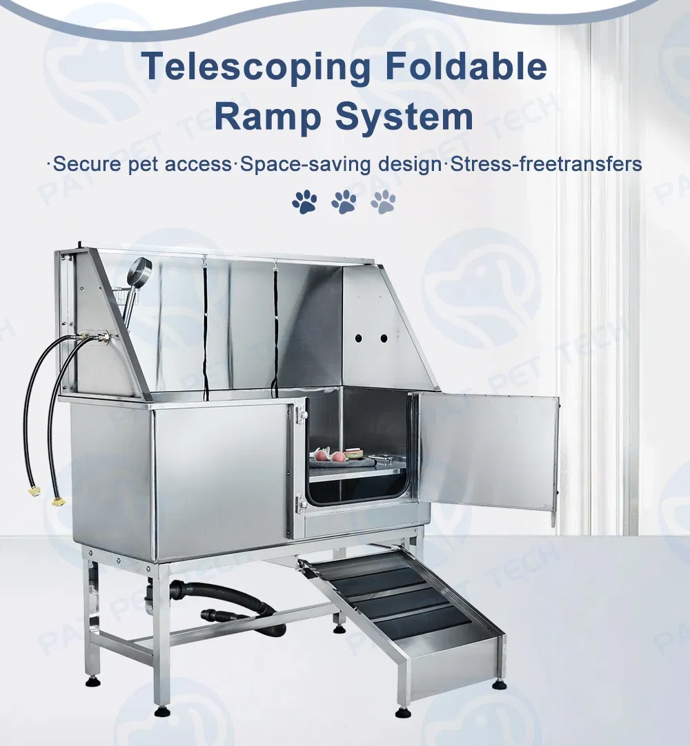 Eco-Friendly 50" Pet Bathing Solution Designed for Medium to Large Dogs