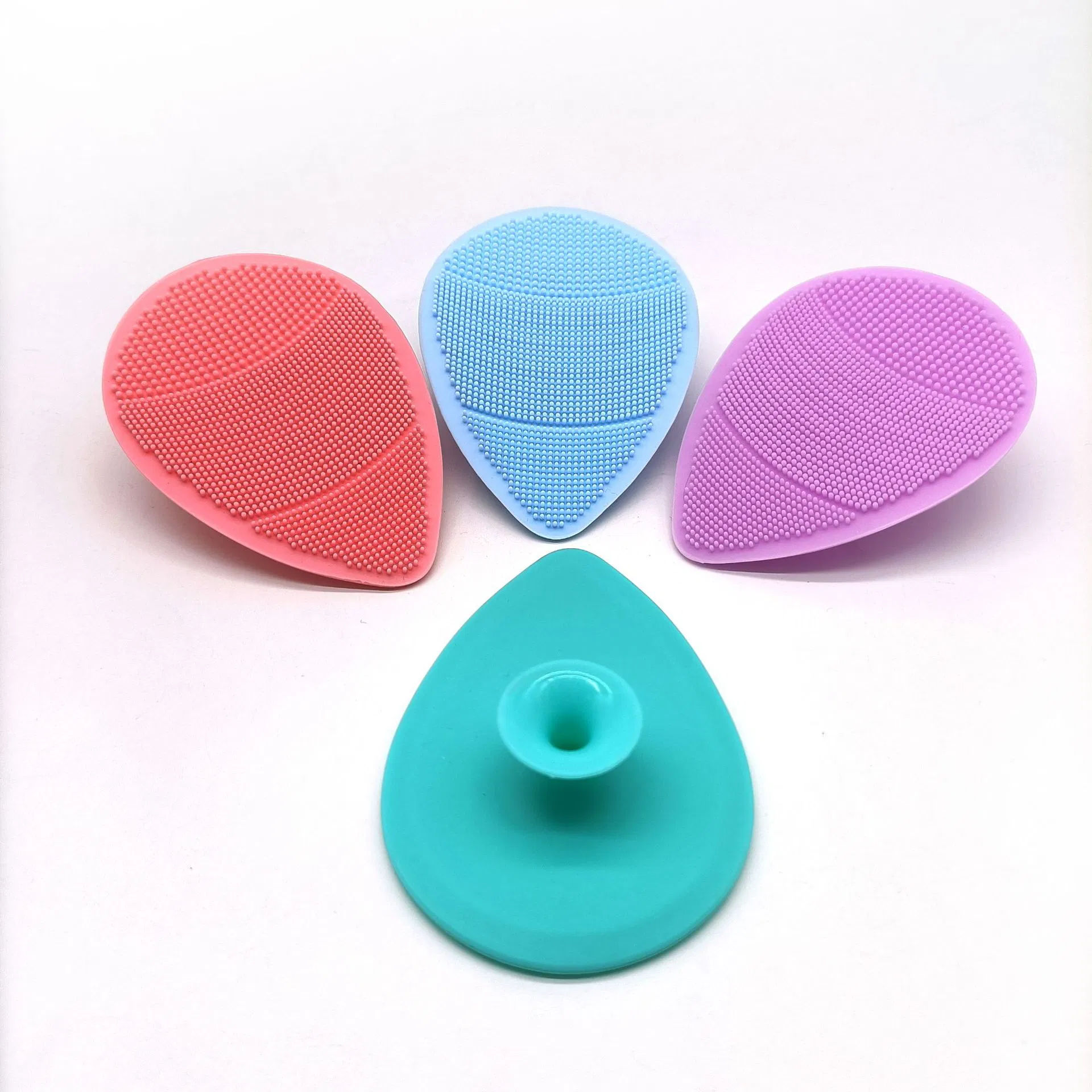 Handheld Mini Facial Exfoliating Brush Soft Silicon Exfoliation Scrubby