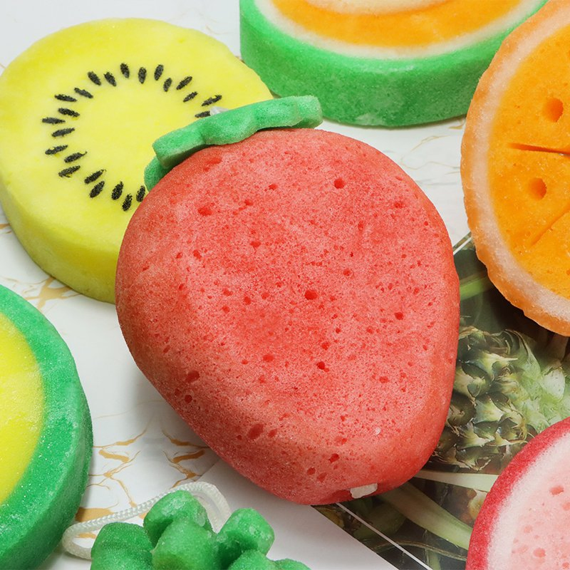 Handy Soap Sponge with Built-in Sudsing Solution for Home