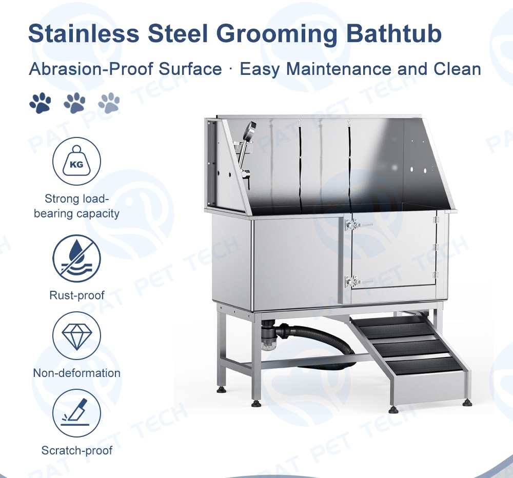 Eco-Friendly 50" Pet Bathing Solution Designed for Medium to Large Dogs