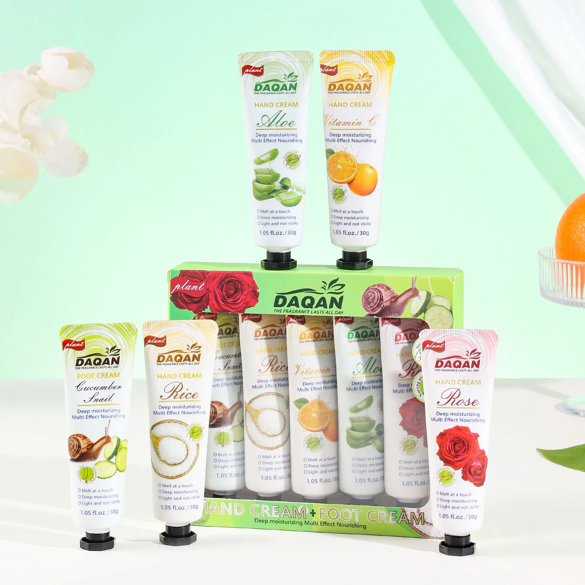 Daqan Skin Care Customizable Soft Hand Cream Deep Moisturizing Foot Cream