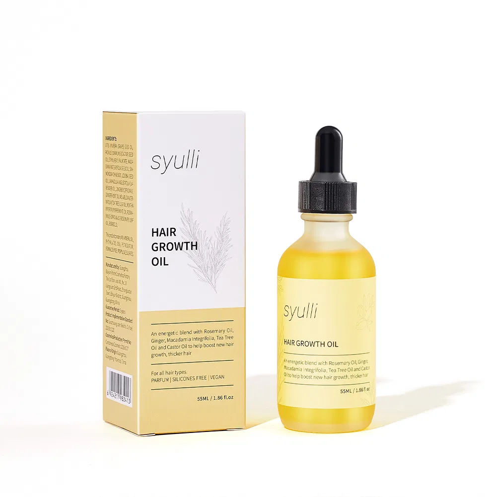 Biotin Niacin Rosemary Gentle Light Weight Improves Scalp Circulation Hair Growth Oil