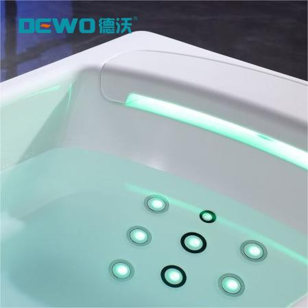 Modern Hightech Sanitary Ware Jacuzzis Freestanding Acrylic Jets Bath New Designed Waterfall