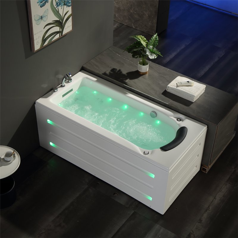 Modern Luxury SPA Massage Bath with Full Function Customizedc White&Black (CC470)