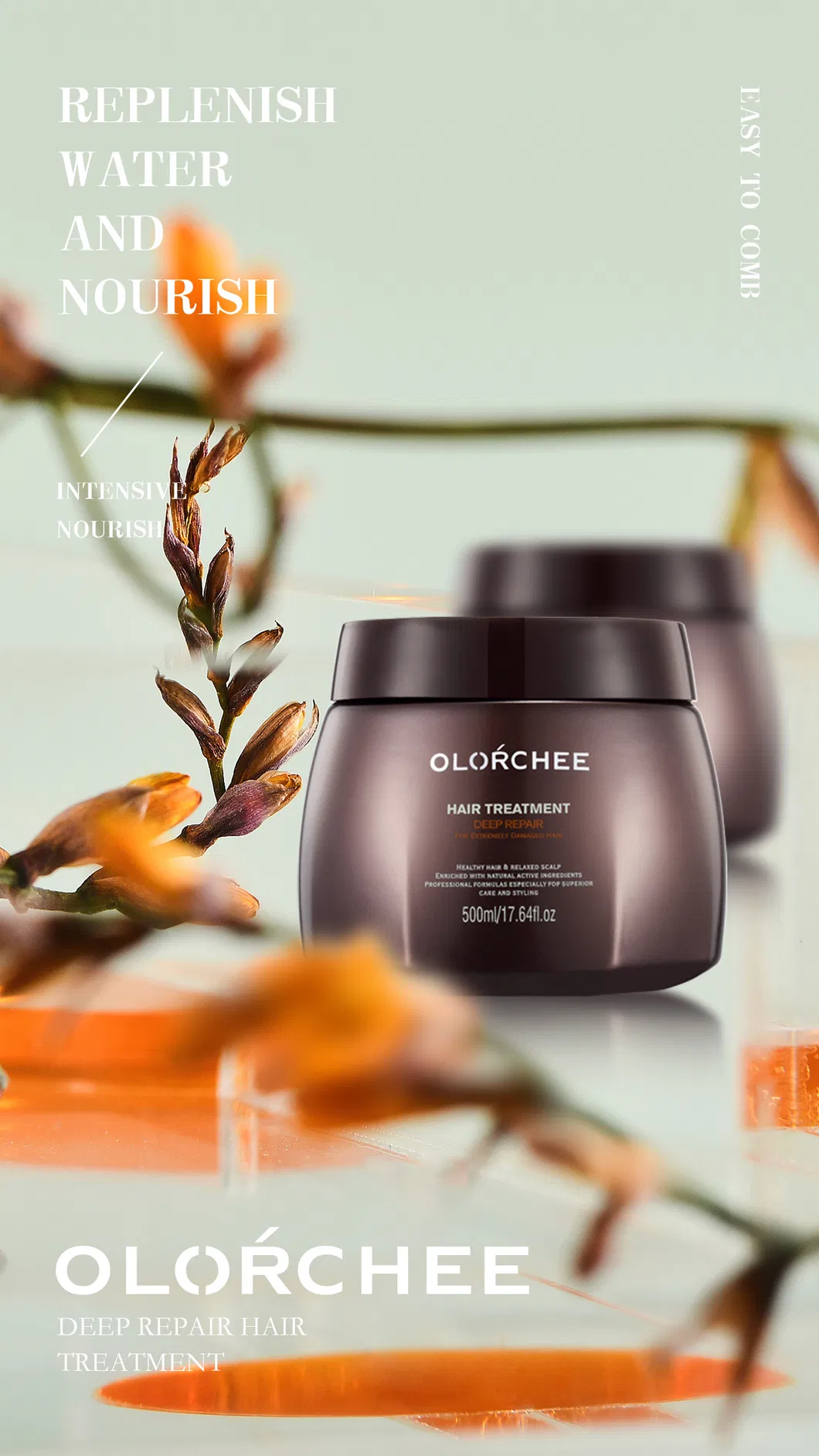 Hair SPA Olorchee Hair Treatment Deep Repair Nourishing Hair Mask