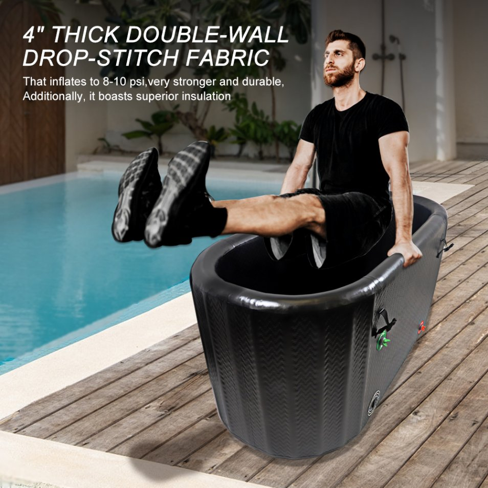 Reliable Cold Plunge Barrel Ice SPA Tubs Inflatable Cold Bath Tub