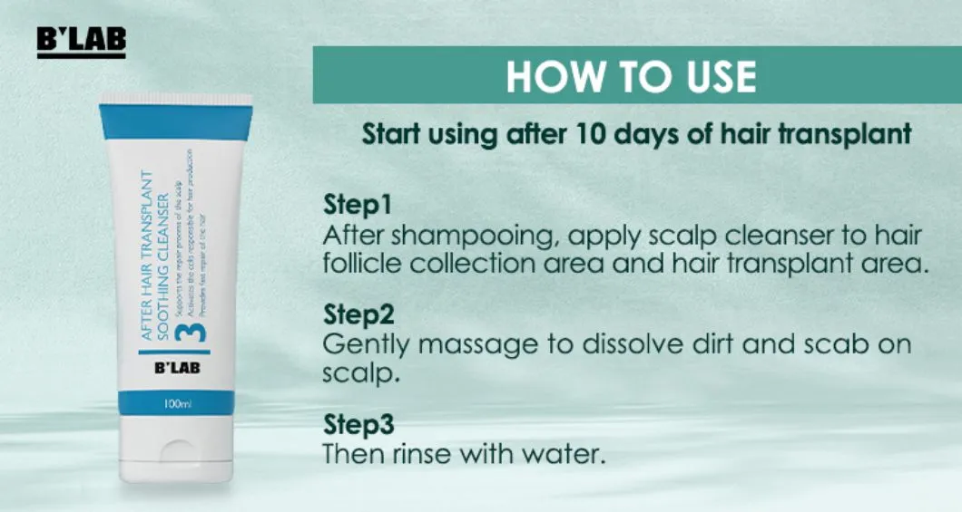 Hair Transplant Care 5